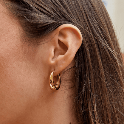Valentina Gold Creolen Ohrringe Alma