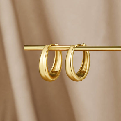 Valentina Gold Creolen Ohrringe Alma