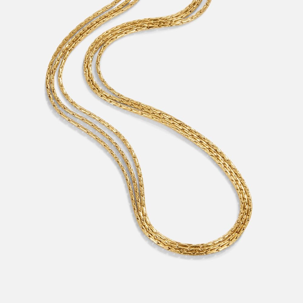 Vina Gold Multi Mehrlagige Ketten Halskette Alma