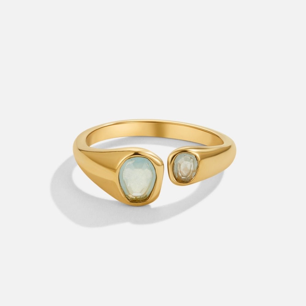 Vintage Aquamarin Wrap Ring Alma