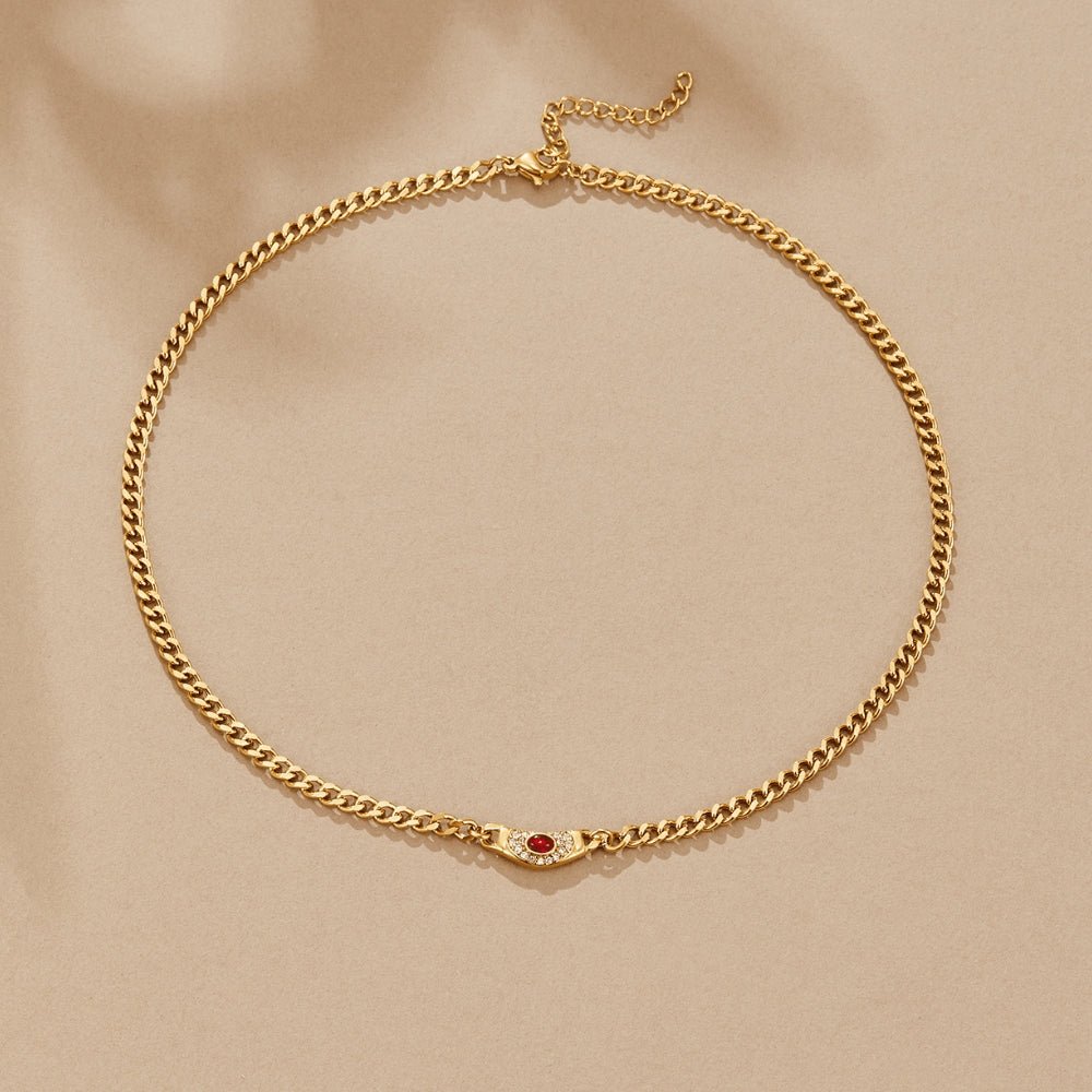 Vintage Cleopatra Goldhalskette Alma