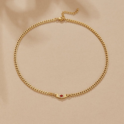 Vintage Cleopatra Goldhalskette Alma