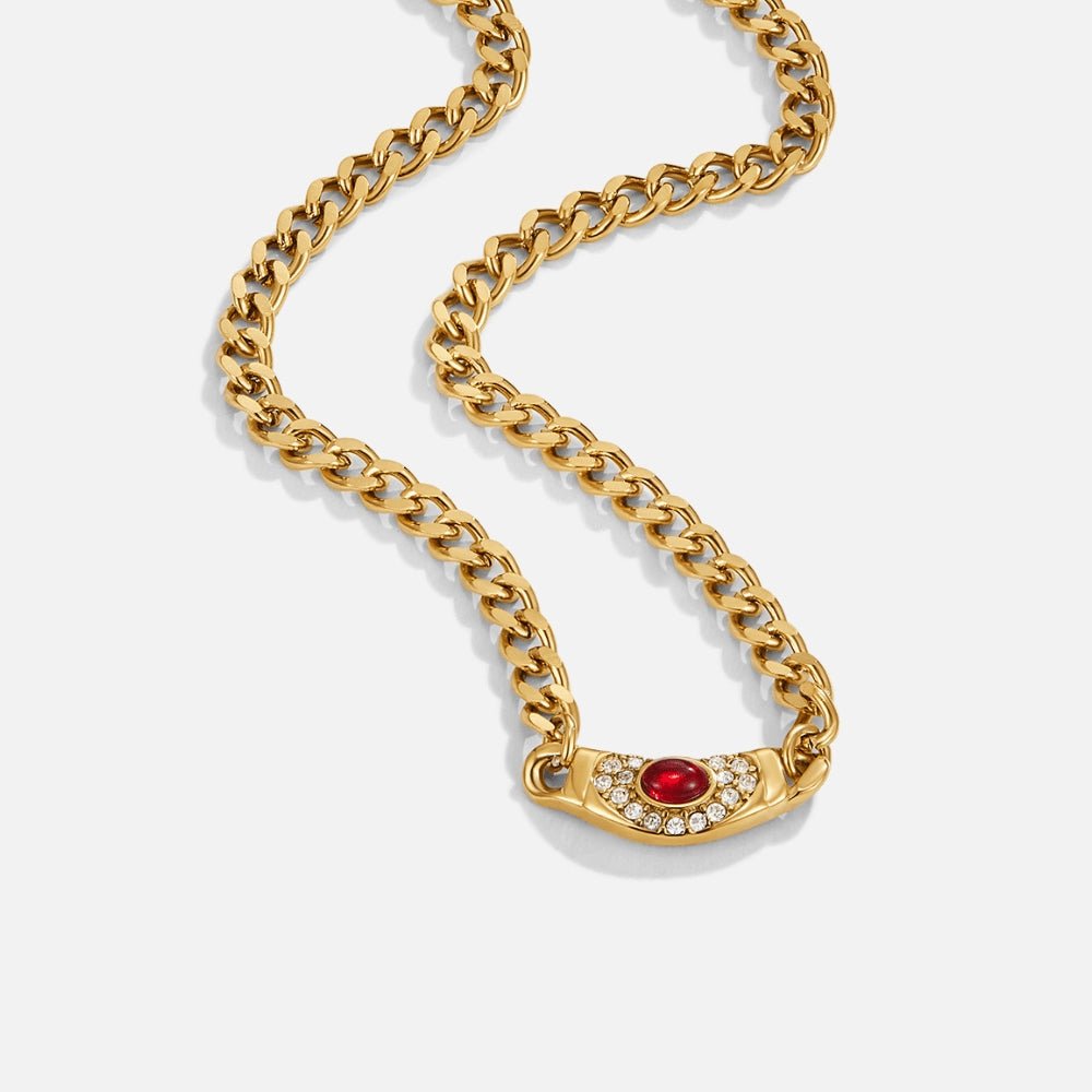 Vintage Cleopatra Goldhalskette Alma
