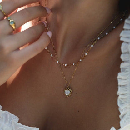 Vintage Eternity Liebe Halskette Alma