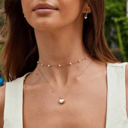 Vintage Eternity Liebe Halskette Alma