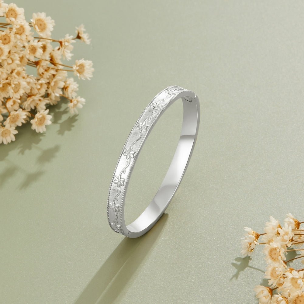 Vintage Silber Vine Armreif Alma
