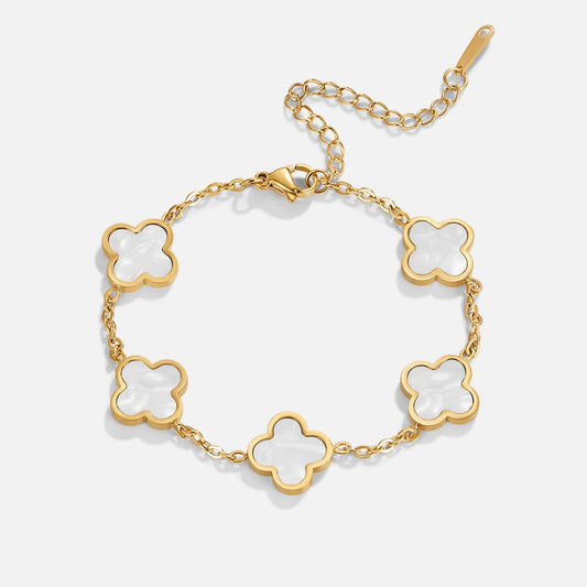 White Klee Armband Alma