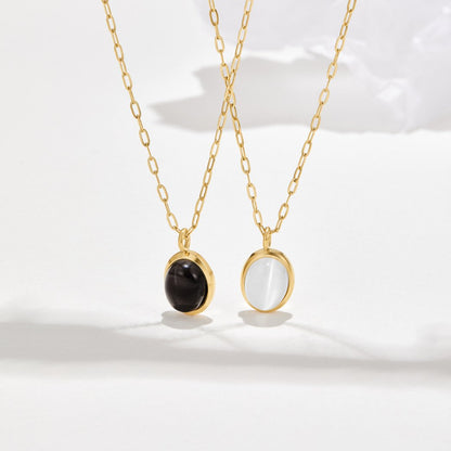 White Opal Halskette Alma