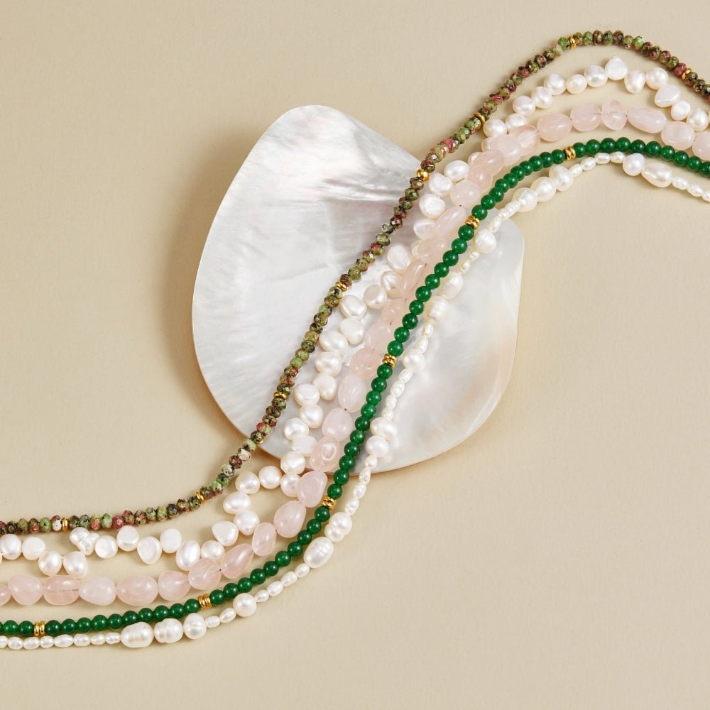 Winona Green Onyx Halskette Alma