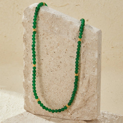 Winona Green Onyx Halskette Alma