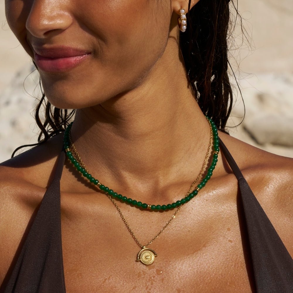 Winona Green Onyx Halskette Alma