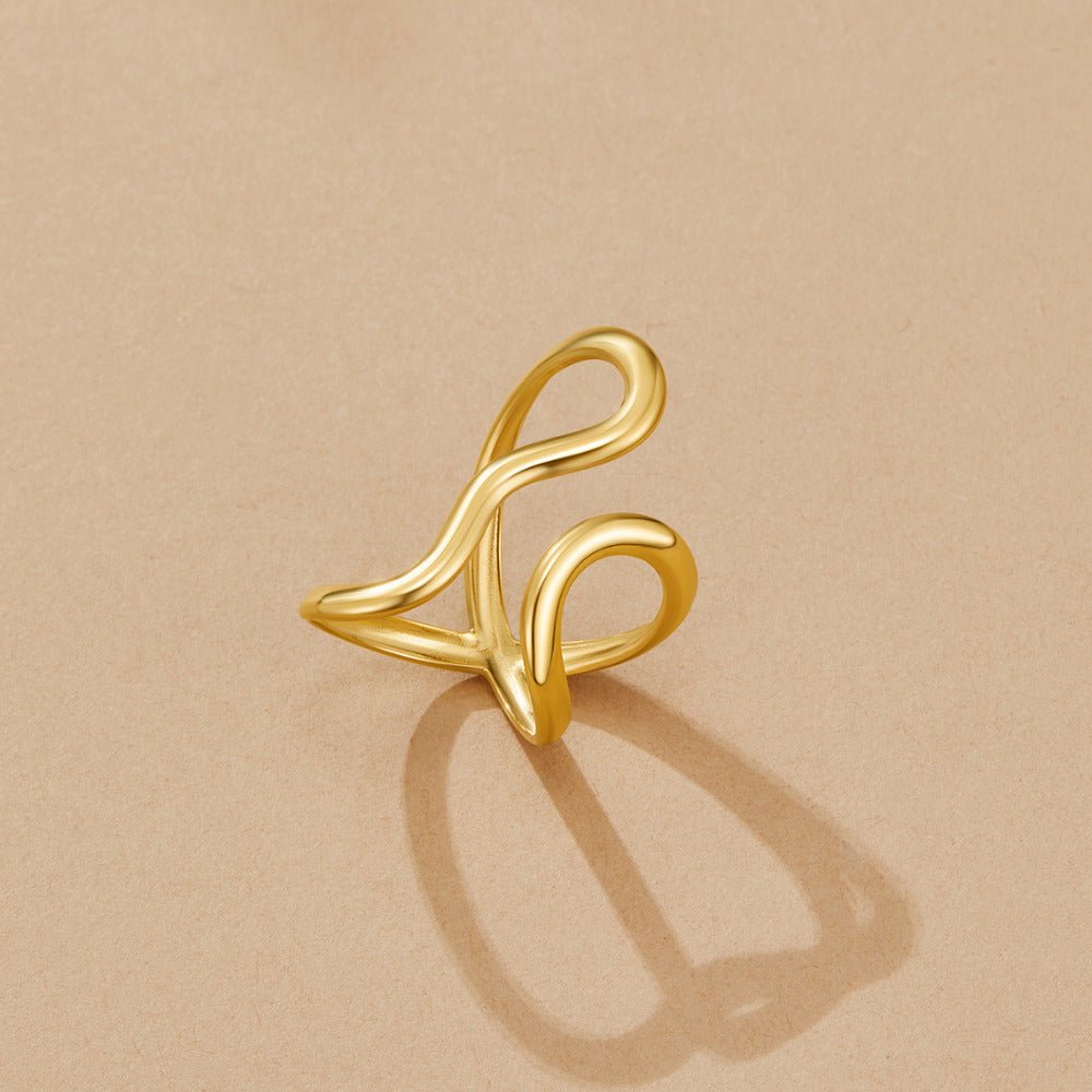 Yana Geometric Twist Ring Alma