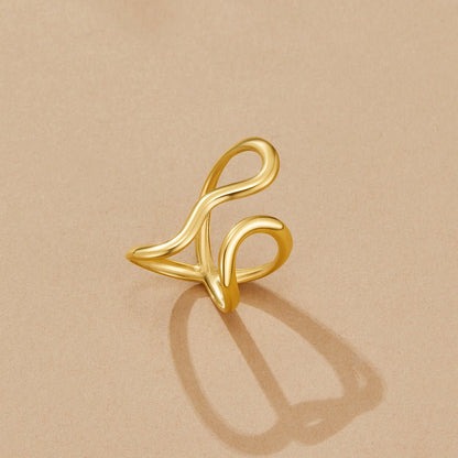 Yana Geometric Twist Ring Alma