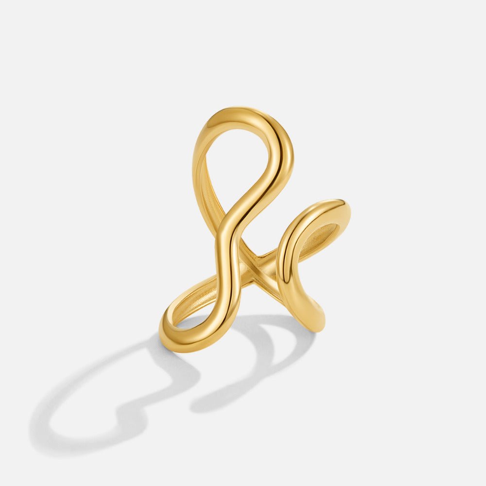 Yana Geometric Twist Ring Alma