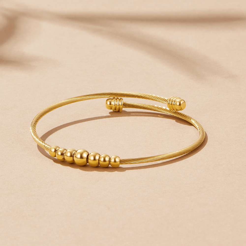 Yuri Gold Perlen Armreif Alma